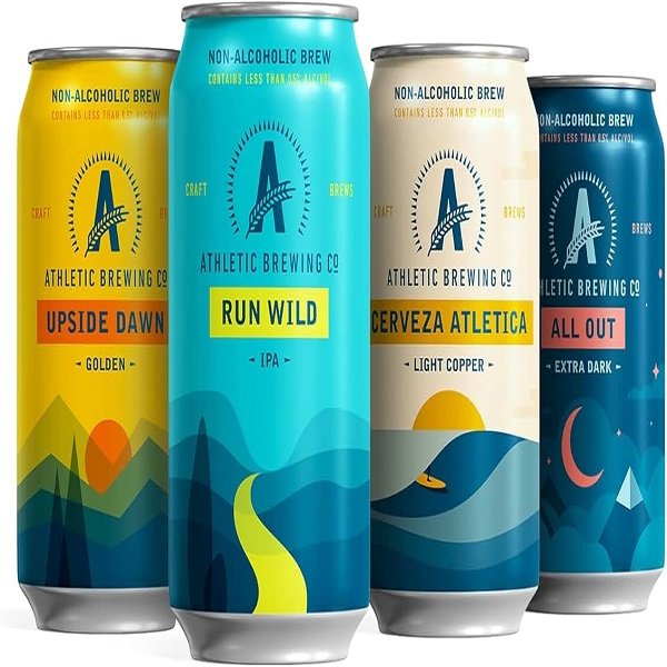 Athletic Brewing Craft Non-Alcoholic Beer 355ml, 6 Pack, 0.5% ABV for Sale - Image 7