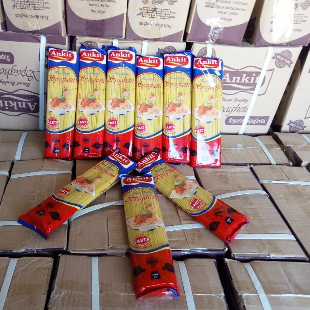 Non-GMO Italian Pasta Spaghetti Durum Wheat Pasta Macaroni Capellini Vermicelli in Bulk Box/Bag