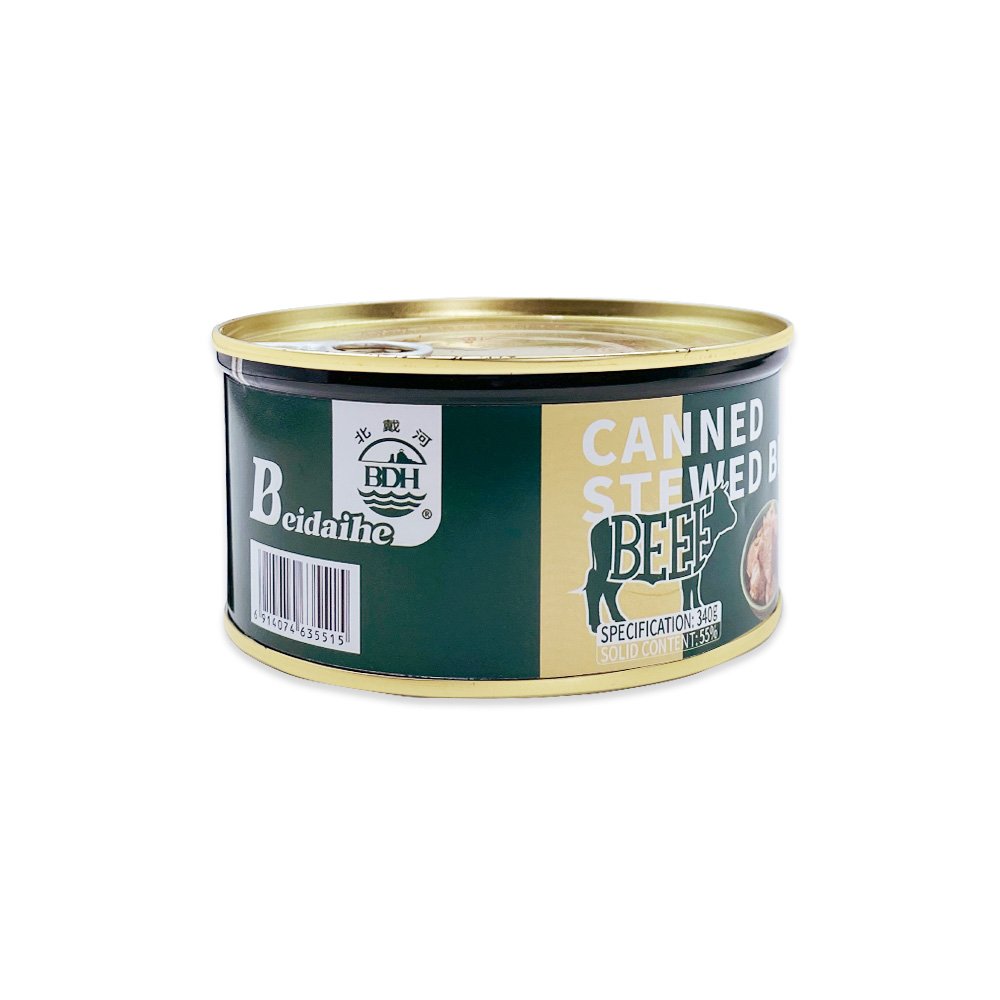 340g Canned Stewed Beef Salt-Preserved Meat Beaf Meat in Can - Image 2