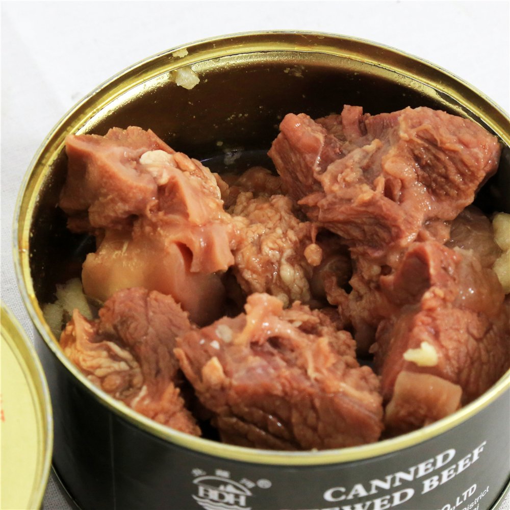 340g Canned Stewed Beef Salt-Preserved Meat Beaf Meat in Can - Image 5