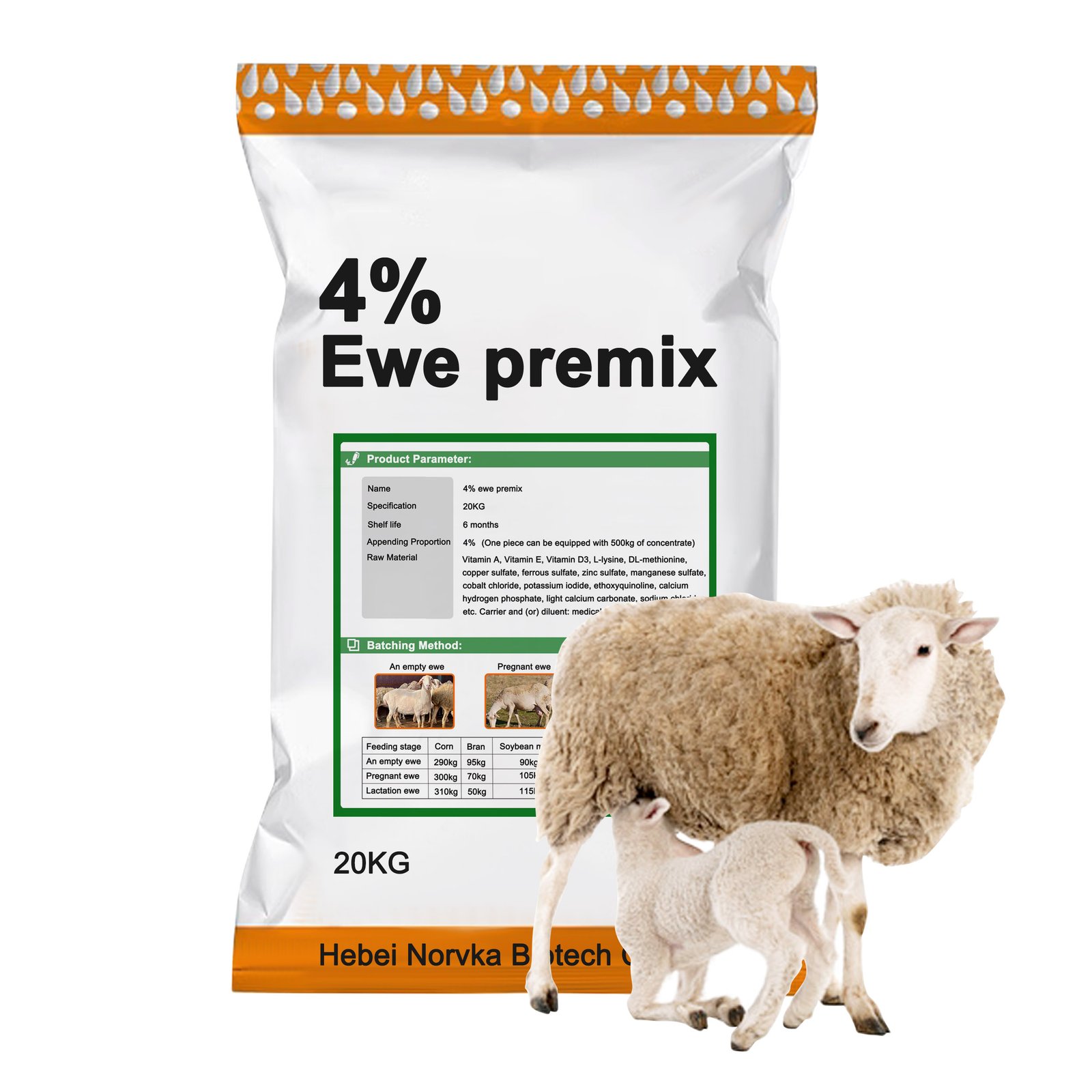 Livestock Goats Sheep Quick Growth Supplement Multivitamin 4% Premix