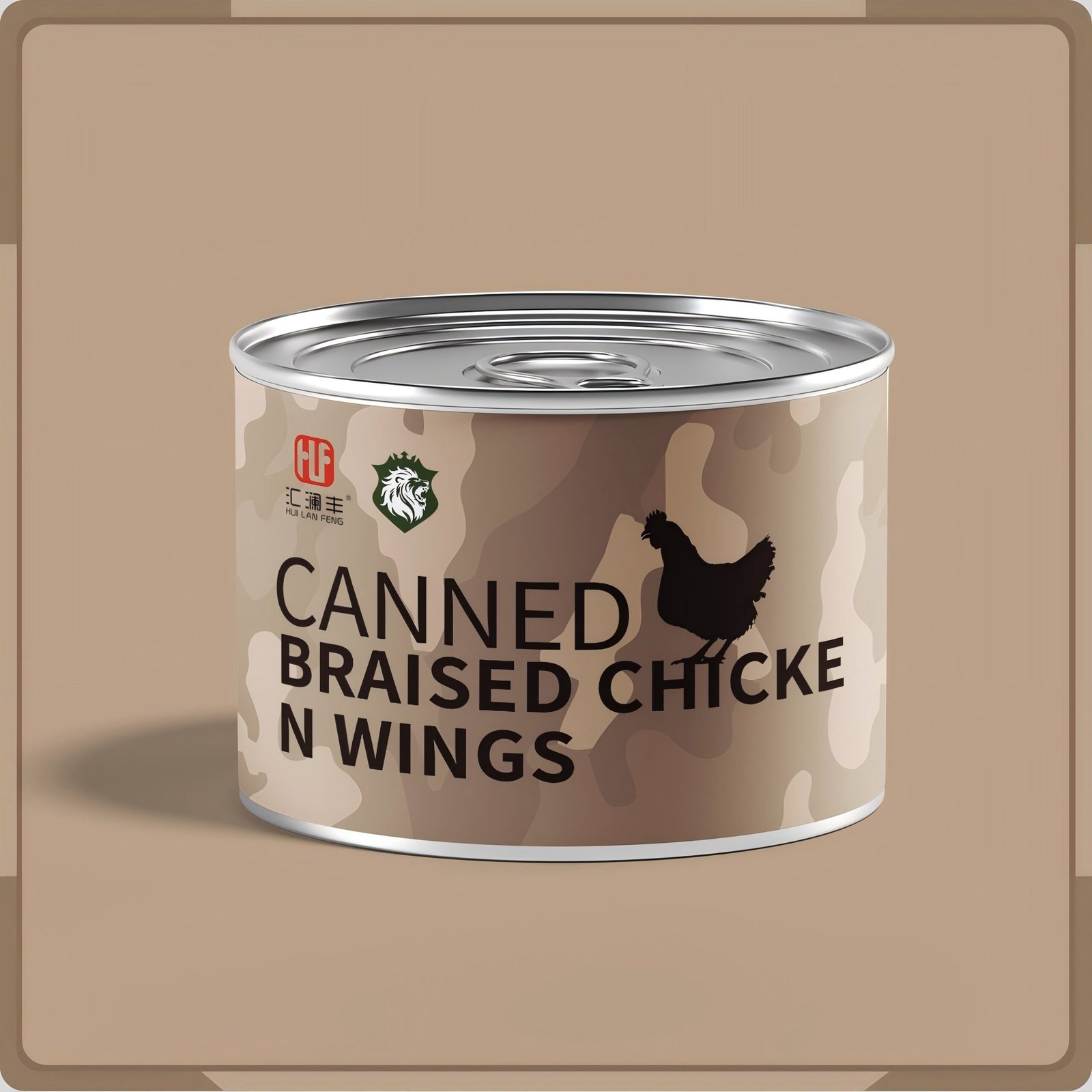 HLF High Quality Halal Certified 340g Instant Camping Ready Healthy Canned Chicken Preserved with Salt Convenient to Eat - Image 4