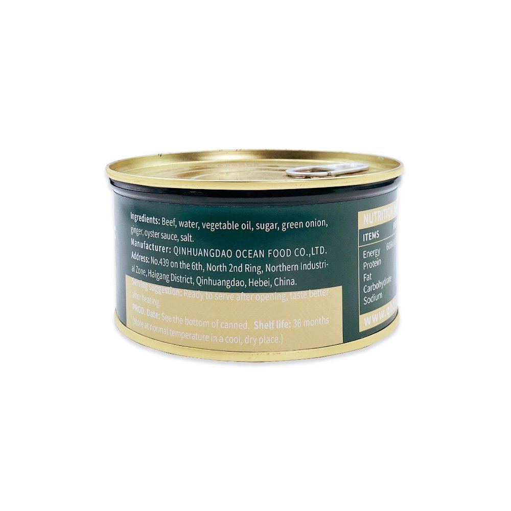 340g Canned Stewed Beef Salt-Preserved Meat Beaf Meat in Can - Image 3