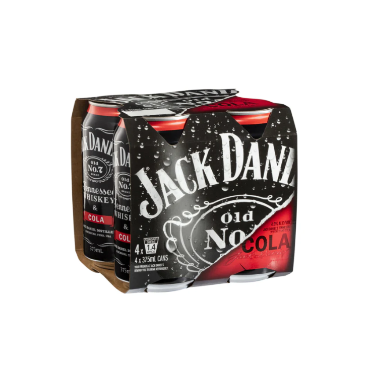 Jack Daniels Cola 330ml Can Whiskey Mix Ready to Drink Wholesale Alcoholic Beverage Supply for Resale - Image 4