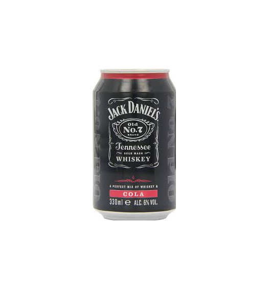 Jack Daniels Cola 330ml Can Whiskey Mix Ready to Drink Wholesale Alcoholic Beverage Supply for Resale - Image 2